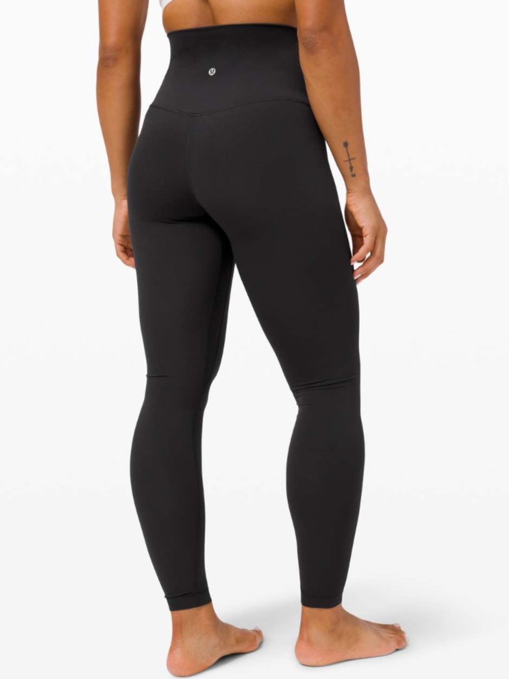 Lululemon Align Super-High Rise Pant 28" Black Size 2 Nulu fabric